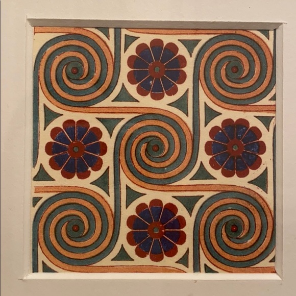 Vintage Inspired Abstract Wall Art - Picture 2 of 6